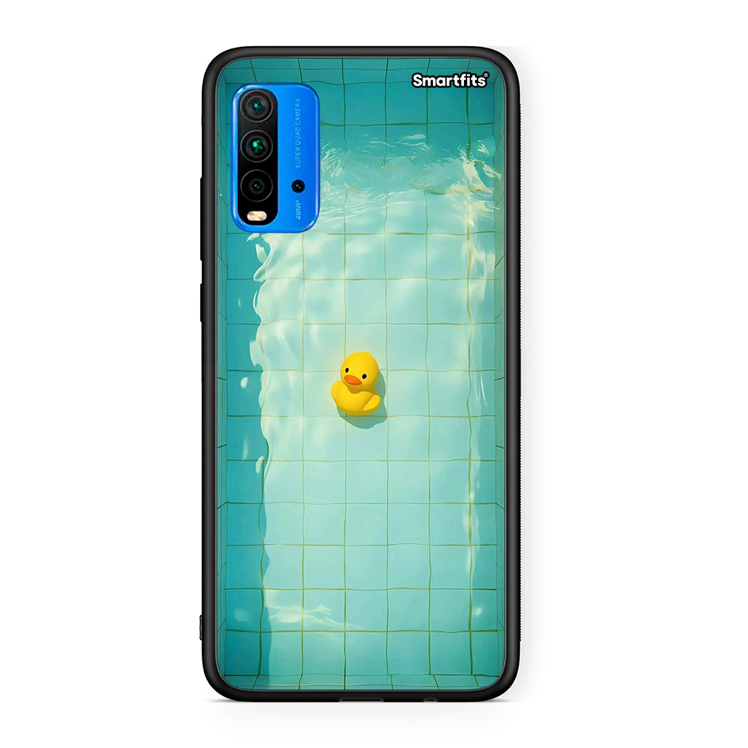 Xiaomi Poco M3 Yellow Duck θήκη από τη Smartfits με σχέδιο στο πίσω μέρος και μαύρο περίβλημα | Smartphone case with colorful back and black bezels by Smartfits