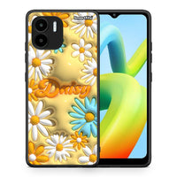 Thumbnail for Θήκη Xiaomi Redmi A1 / A2 Bubble Daisies από τη Smartfits με σχέδιο στο πίσω μέρος και μαύρο περίβλημα | Xiaomi Redmi A1 / A2 Bubble Daisies Case with Colorful Back and Black Bezels