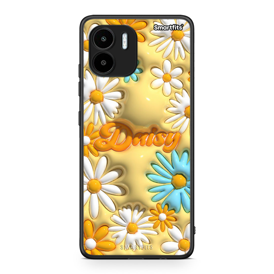 Θήκη Xiaomi Redmi A1 / A2 Bubble Daisies από τη Smartfits με σχέδιο στο πίσω μέρος και μαύρο περίβλημα | Xiaomi Redmi A1 / A2 Bubble Daisies Case with Colorful Back and Black Bezels