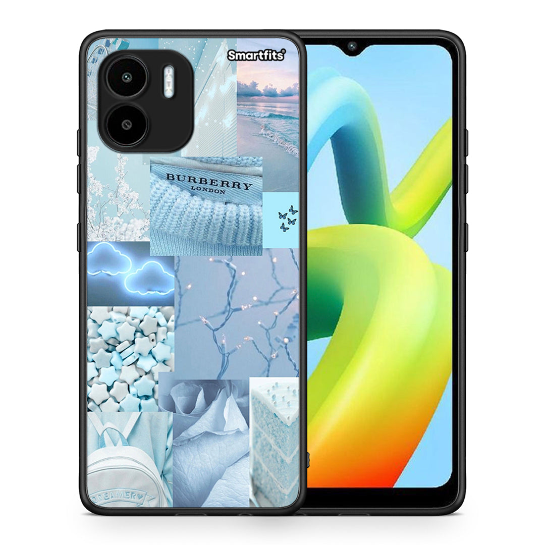 Θήκη Xiaomi Redmi A1 / A2 Ciel Aesthetic Collage από τη Smartfits με σχέδιο στο πίσω μέρος και μαύρο περίβλημα | Xiaomi Redmi A1 / A2 Ciel Aesthetic Collage Case with Colorful Back and Black Bezels