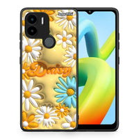 Thumbnail for Θήκη Xiaomi Redmi A1+ / A2+ Bubble Daisies από τη Smartfits με σχέδιο στο πίσω μέρος και μαύρο περίβλημα | Xiaomi Redmi A1+ / A2+ Bubble Daisies Case with Colorful Back and Black Bezels