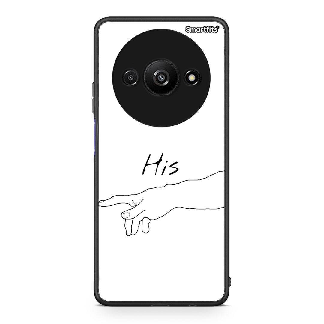Xiaomi Redmi A3 Aeshetic Love 2 Θήκη Αγίου Βαλεντίνου από τη Smartfits με σχέδιο στο πίσω μέρος και μαύρο περίβλημα | Smartphone case with colorful back and black bezels by Smartfits
