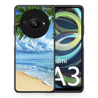 Thumbnail for Θήκη Xiaomi Redmi A3 Beautiful Beach από τη Smartfits με σχέδιο στο πίσω μέρος και μαύρο περίβλημα | Xiaomi Redmi A3 Beautiful Beach case with colorful back and black bezels