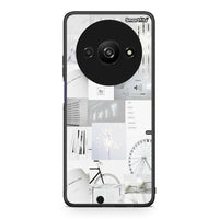 Thumbnail for Xiaomi Redmi A3 Collage Make Me Wonder Θήκη Αγίου Βαλεντίνου από τη Smartfits με σχέδιο στο πίσω μέρος και μαύρο περίβλημα | Smartphone case with colorful back and black bezels by Smartfits