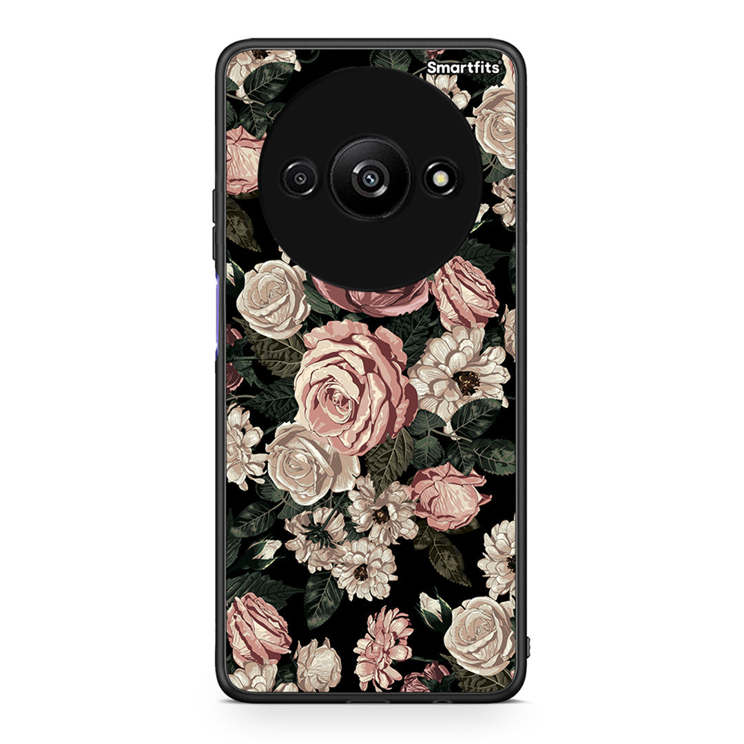 4 - Xiaomi Redmi A3 Wild Roses Flower case, cover, bumper
