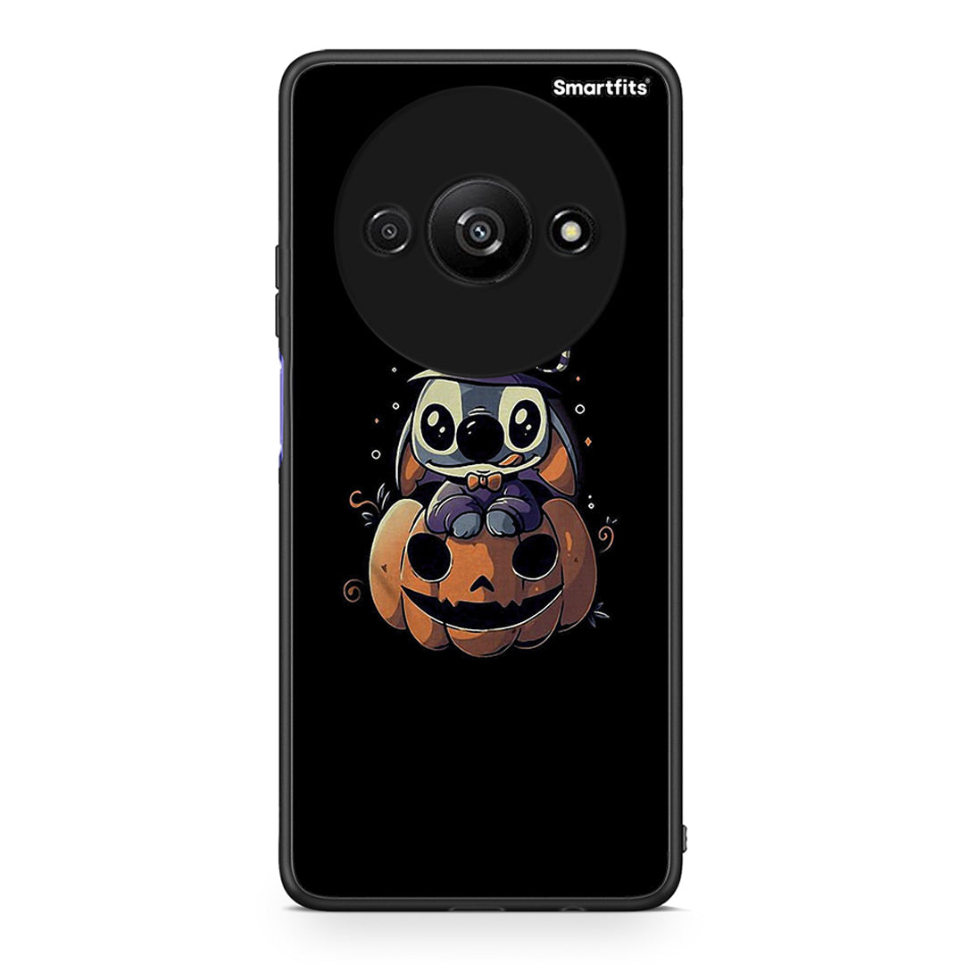 Xiaomi Redmi A3 Halloween Stitch θήκη από τη Smartfits με σχέδιο στο πίσω μέρος και μαύρο περίβλημα | Smartphone case with colorful back and black bezels by Smartfits