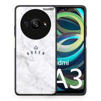 Thumbnail for Θήκη Xiaomi Redmi A3 Queen Marble από τη Smartfits με σχέδιο στο πίσω μέρος και μαύρο περίβλημα | Xiaomi Redmi A3 Queen Marble case with colorful back and black bezels