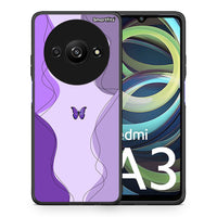 Thumbnail for Purple Mariposa - Xiaomi Redmi A3 case