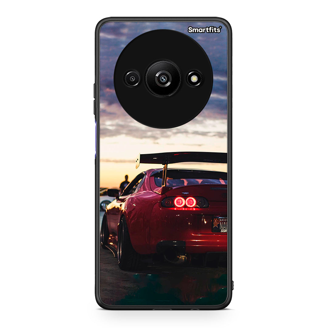 Xiaomi Redmi A3 Racing Supra θήκη από τη Smartfits με σχέδιο στο πίσω μέρος και μαύρο περίβλημα | Smartphone case with colorful back and black bezels by Smartfits