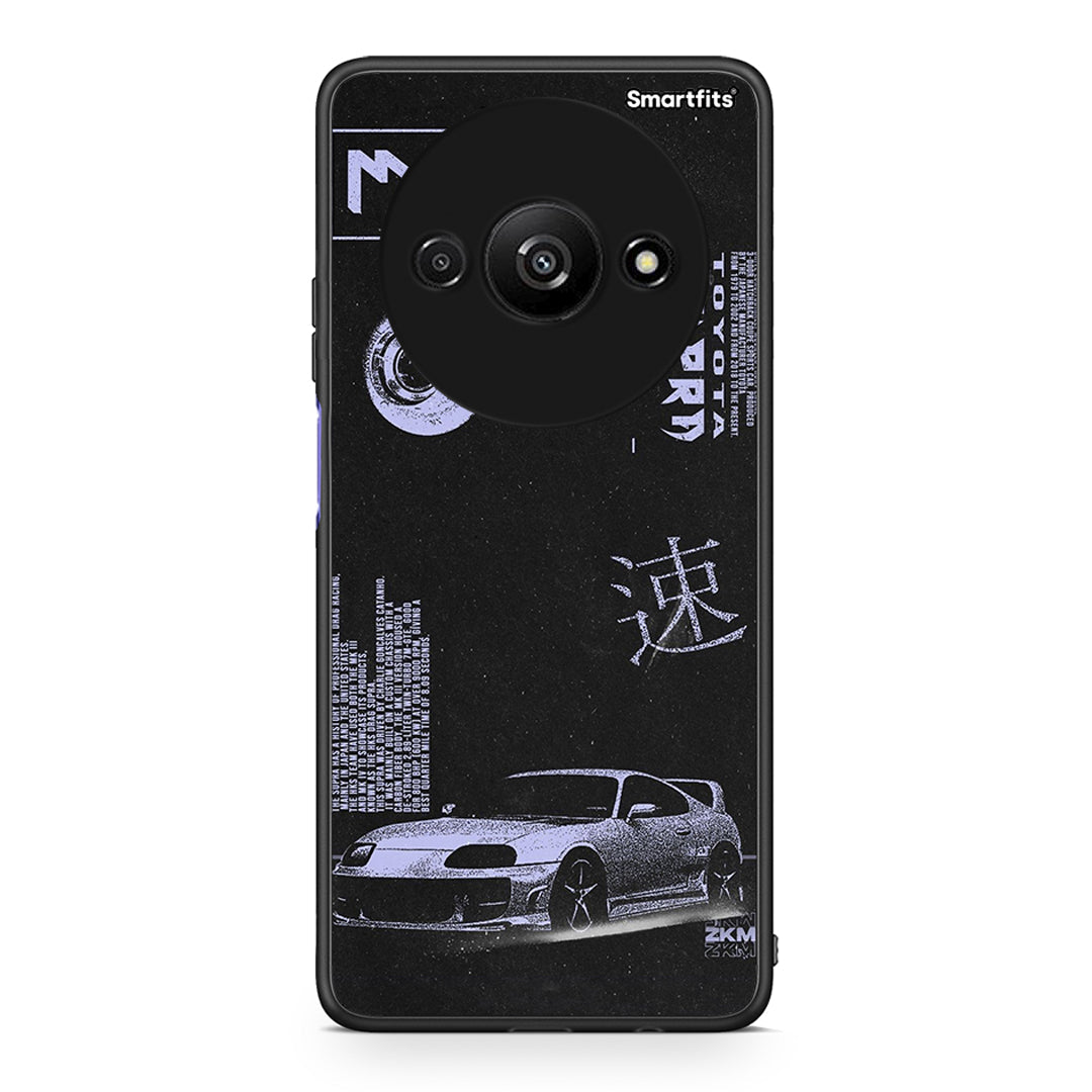 Xiaomi Redmi A3 Tokyo Drift Θήκη Αγίου Βαλεντίνου από τη Smartfits με σχέδιο στο πίσω μέρος και μαύρο περίβλημα | Smartphone case with colorful back and black bezels by Smartfits