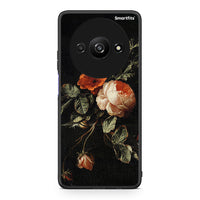 Thumbnail for Xiaomi Redmi A3 Vintage Roses θήκη από τη Smartfits με σχέδιο στο πίσω μέρος και μαύρο περίβλημα | Smartphone case with colorful back and black bezels by Smartfits
