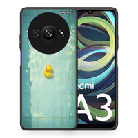 Thumbnail for Θήκη Xiaomi Redmi A3 Yellow Duck από τη Smartfits με σχέδιο στο πίσω μέρος και μαύρο περίβλημα | Xiaomi Redmi A3 Yellow Duck case with colorful back and black bezels