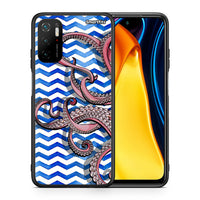 Thumbnail for Θήκη Xiaomi Redmi Note 10 5G/Poco M3 Pro Chevron Devilfish από τη Smartfits με σχέδιο στο πίσω μέρος και μαύρο περίβλημα | Xiaomi Redmi Note 10 5G/Poco M3 Pro Chevron Devilfish case with colorful back and black bezels