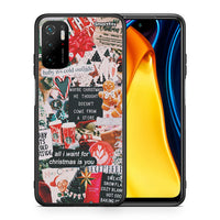 Thumbnail for Θήκη Xiaomi Redmi Note 10 5G/Poco M3 Pro Christmas Happiness από τη Smartfits με σχέδιο στο πίσω μέρος και μαύρο περίβλημα | Xiaomi Redmi Note 10 5G/Poco M3 Pro Christmas Happiness case with colorful back and black bezels