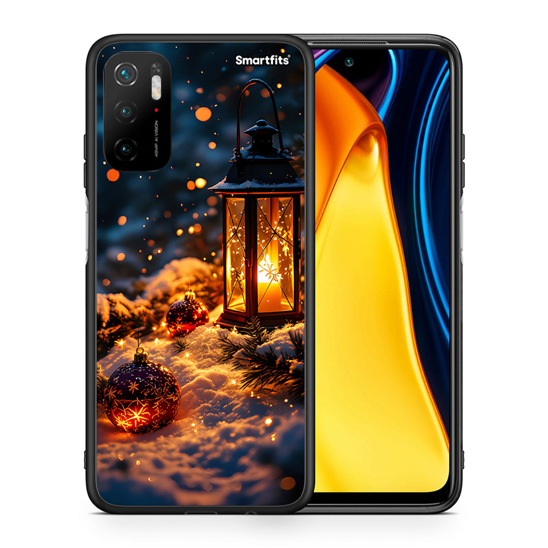 Θήκη Xiaomi Redmi Note 10 5G/Poco M3 Pro Christmas Ornaments από τη Smartfits με σχέδιο στο πίσω μέρος και μαύρο περίβλημα | Xiaomi Redmi Note 10 5G/Poco M3 Pro Christmas Ornaments case with colorful back and black bezels