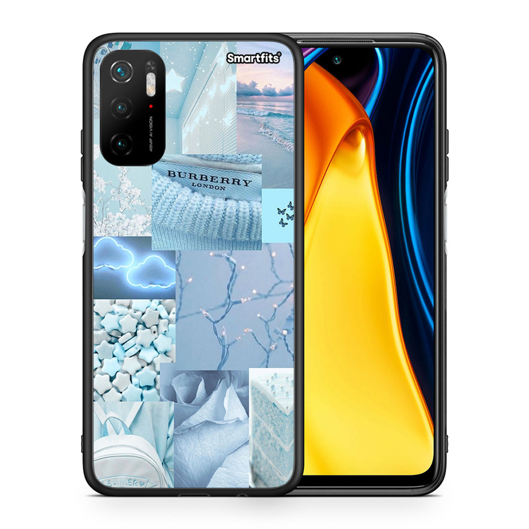 Θήκη Xiaomi Redmi Note 10 5G/Poco M3 Pro Ciel Aesthetic Collage από τη Smartfits με σχέδιο στο πίσω μέρος και μαύρο περίβλημα | Xiaomi Redmi Note 10 5G/Poco M3 Pro Ciel Aesthetic Collage case with colorful back and black bezels