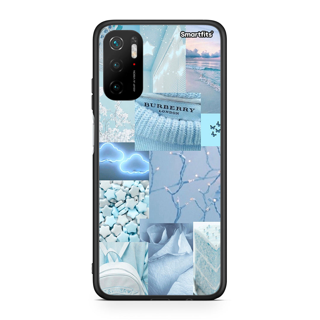 Xiaomi Redmi Note 10 5G/Poco M3 Pro Ciel Aesthetic Collage θήκη από τη Smartfits με σχέδιο στο πίσω μέρος και μαύρο περίβλημα | Smartphone case with colorful back and black bezels by Smartfits