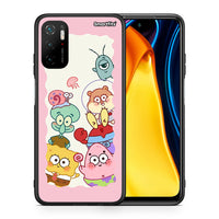 Thumbnail for Θήκη Xiaomi Redmi Note 10 5G/Poco M3 Pro Cute Companion από τη Smartfits με σχέδιο στο πίσω μέρος και μαύρο περίβλημα | Xiaomi Redmi Note 10 5G/Poco M3 Pro Cute Companion case with colorful back and black bezels