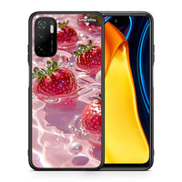 Thumbnail for Θήκη Xiaomi Redmi Note 10 5G/Poco M3 Pro Juicy Strawberries από τη Smartfits με σχέδιο στο πίσω μέρος και μαύρο περίβλημα | Xiaomi Redmi Note 10 5G/Poco M3 Pro Juicy Strawberries case with colorful back and black bezels