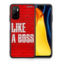 Thumbnail for Θήκη Xiaomi Redmi Note 10 5G/Poco M3 Pro Like A Boss από τη Smartfits με σχέδιο στο πίσω μέρος και μαύρο περίβλημα | Xiaomi Redmi Note 10 5G/Poco M3 Pro Like A Boss case with colorful back and black bezels