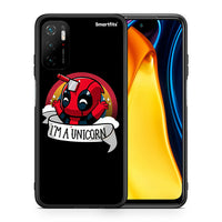 Thumbnail for Θήκη Xiaomi Redmi Note 10 5G/Poco M3 Pro Unicorn Deadpool από τη Smartfits με σχέδιο στο πίσω μέρος και μαύρο περίβλημα | Xiaomi Redmi Note 10 5G/Poco M3 Pro Unicorn Deadpool case with colorful back and black bezels