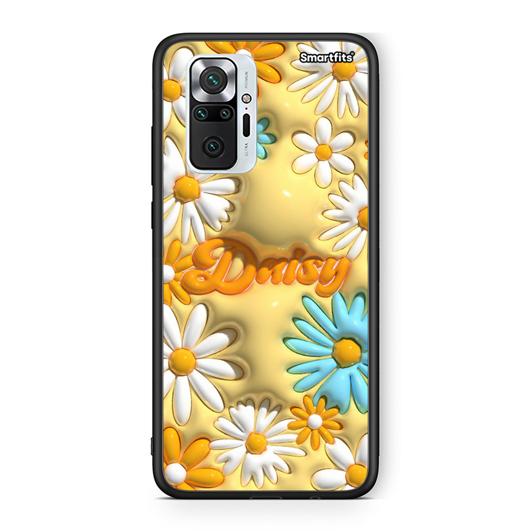 Xiaomi Redmi Note 10 Pro Bubble Daisies θήκη από τη Smartfits με σχέδιο στο πίσω μέρος και μαύρο περίβλημα | Smartphone case with colorful back and black bezels by Smartfits