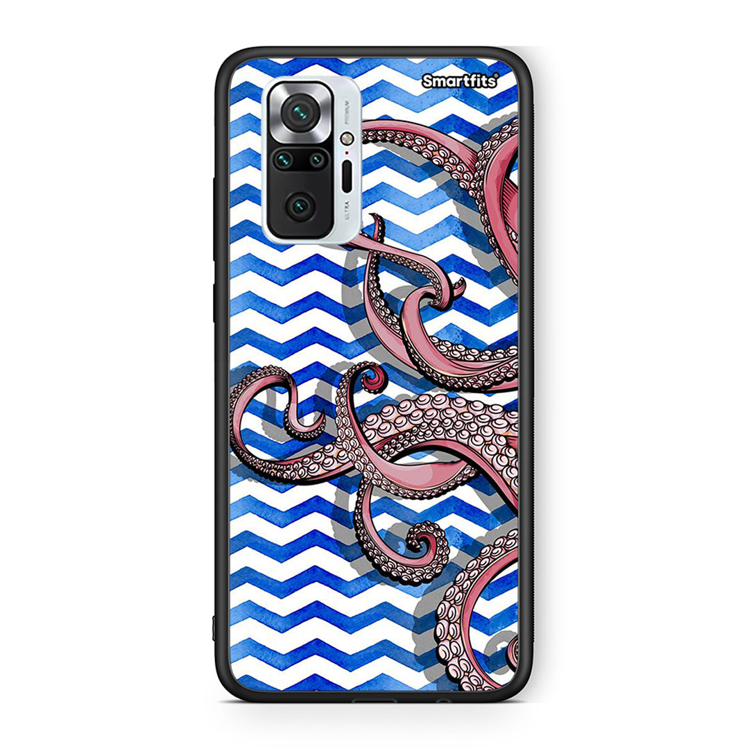 Xiaomi Redmi Note 10 Pro Chevron Devilfish θήκη από τη Smartfits με σχέδιο στο πίσω μέρος και μαύρο περίβλημα | Smartphone case with colorful back and black bezels by Smartfits