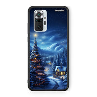 Thumbnail for Xiaomi Redmi Note 10 Pro Christmas Scenery θήκη από τη Smartfits με σχέδιο στο πίσω μέρος και μαύρο περίβλημα | Smartphone case with colorful back and black bezels by Smartfits