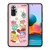 Thumbnail for Θήκη Xiaomi Redmi Note 10 Pro Cute Companion από τη Smartfits με σχέδιο στο πίσω μέρος και μαύρο περίβλημα | Xiaomi Redmi Note 10 Pro Cute Companion case with colorful back and black bezels