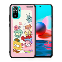 Thumbnail for Θήκη Xiaomi Redmi Note 10 Cute Companion από τη Smartfits με σχέδιο στο πίσω μέρος και μαύρο περίβλημα | Xiaomi Redmi Note 10 Cute Companion case with colorful back and black bezels