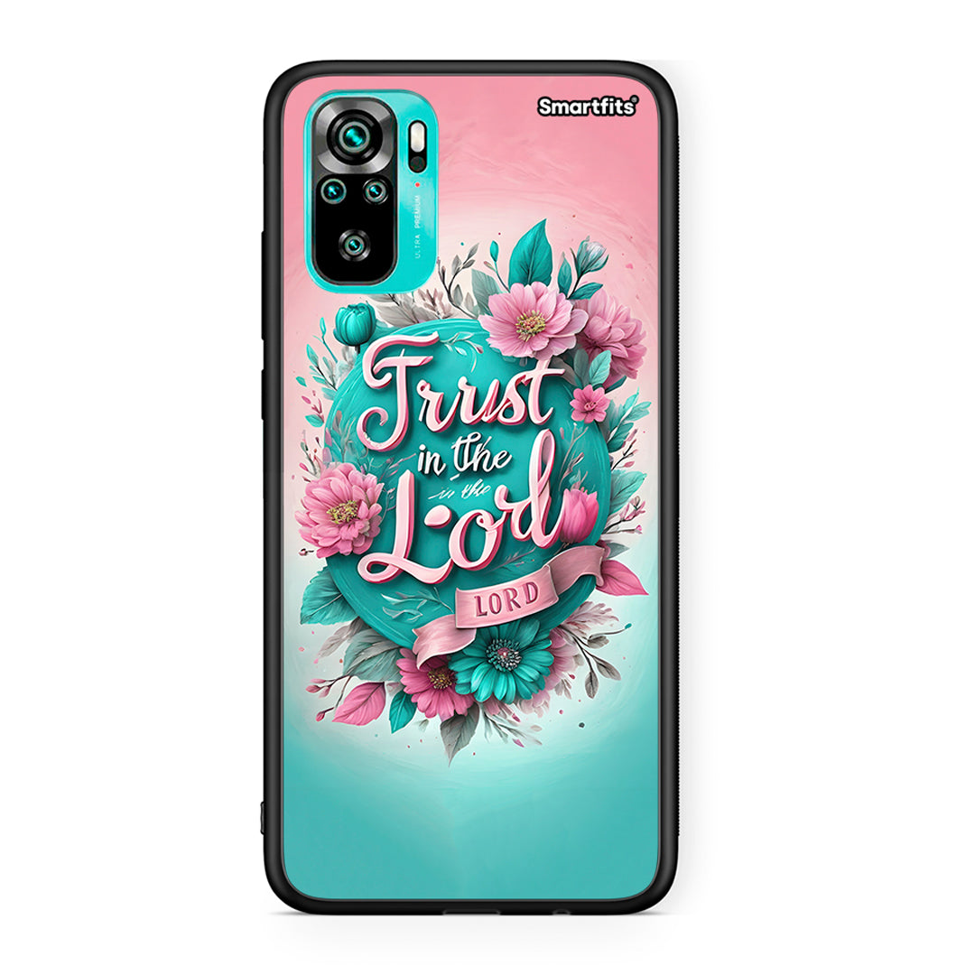 Xiaomi Redmi Note 10 Lord Trust θήκη από τη Smartfits με σχέδιο στο πίσω μέρος και μαύρο περίβλημα | Smartphone case with colorful back and black bezels by Smartfits