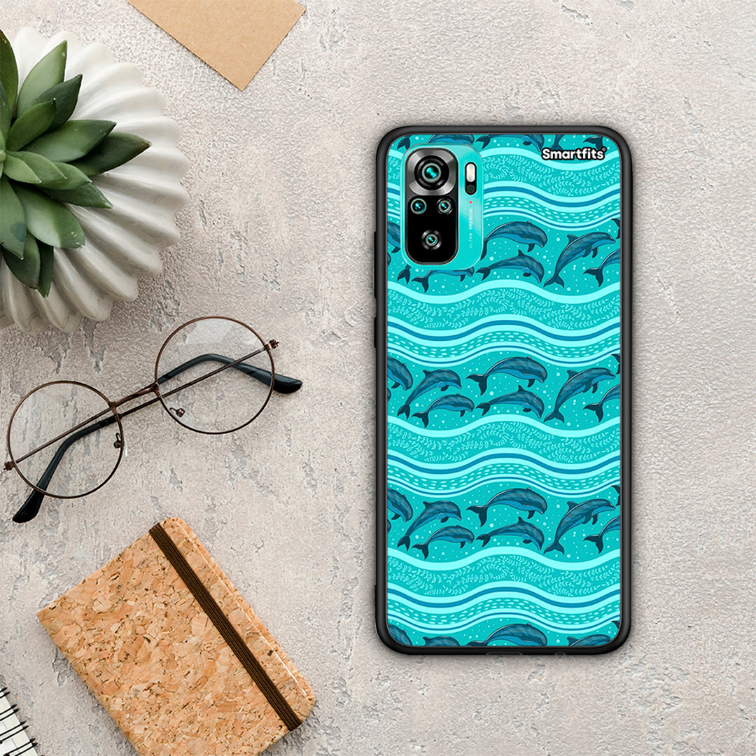 Swimming Dolphins - Xiaomi Redmi Note 10s / 10 4G case