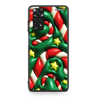 Thumbnail for Xiaomi Redmi Note 11 Christmas Bubbles θήκη από τη Smartfits με σχέδιο στο πίσω μέρος και μαύρο περίβλημα | Smartphone case with colorful back and black bezels by Smartfits