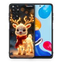 Thumbnail for Θήκη Xiaomi Redmi Note 11 Christmas Cutie από τη Smartfits με σχέδιο στο πίσω μέρος και μαύρο περίβλημα | Xiaomi Redmi Note 11 Christmas Cutie case with colorful back and black bezels