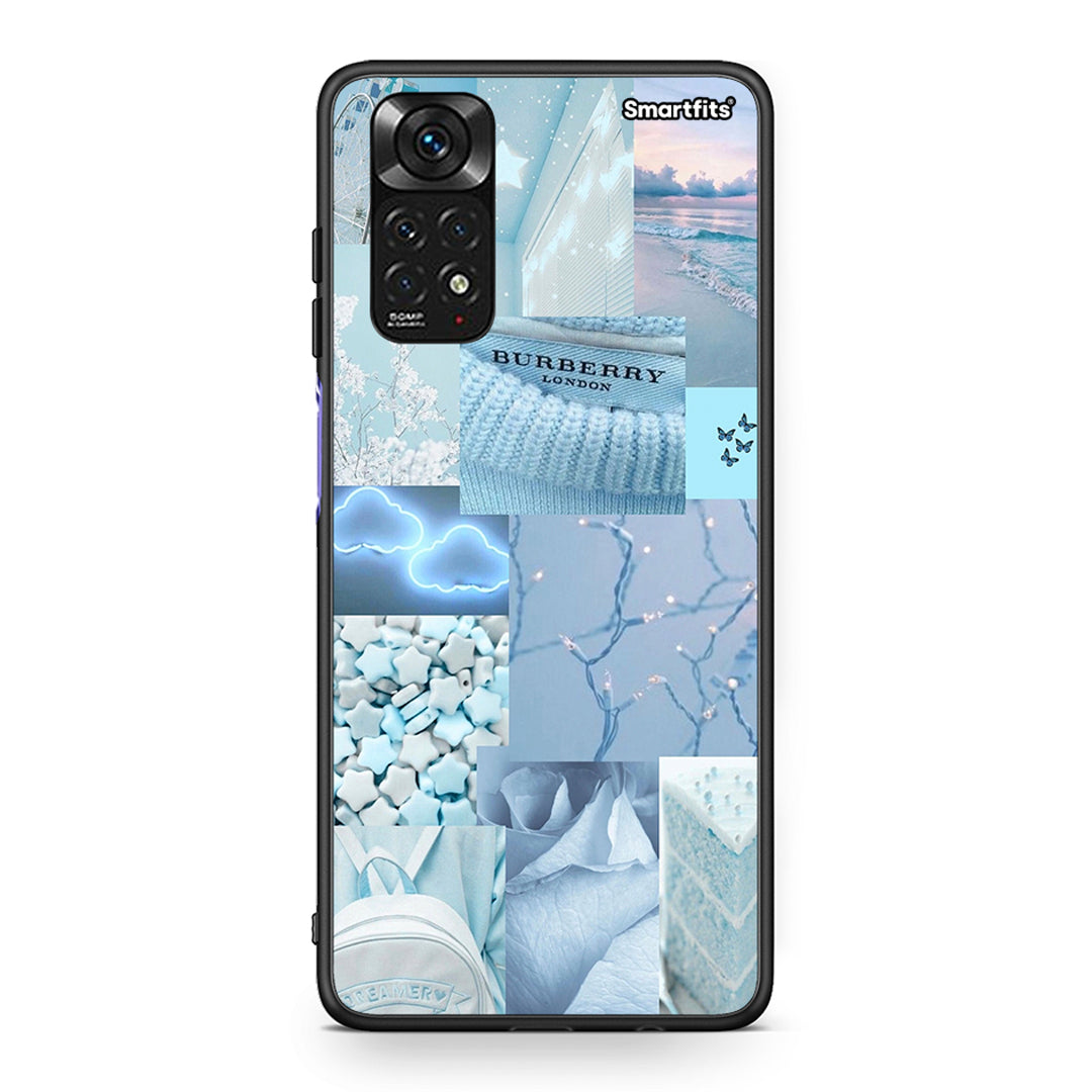 Xiaomi Redmi Note 11 Ciel Aesthetic Collage θήκη από τη Smartfits με σχέδιο στο πίσω μέρος και μαύρο περίβλημα | Smartphone case with colorful back and black bezels by Smartfits