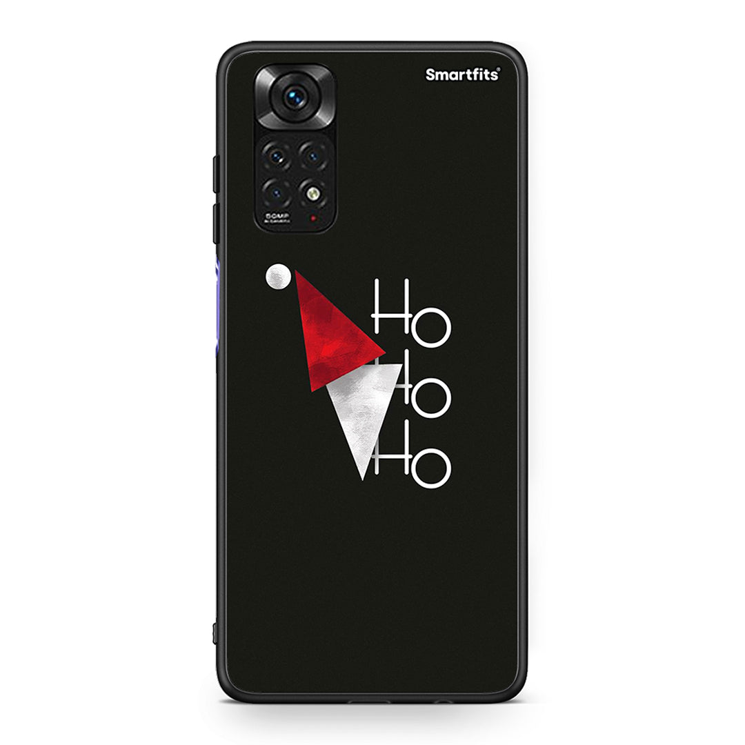 Xiaomi Redmi Note 11 Minimal Christmas θήκη από τη Smartfits με σχέδιο στο πίσω μέρος και μαύρο περίβλημα | Smartphone case with colorful back and black bezels by Smartfits