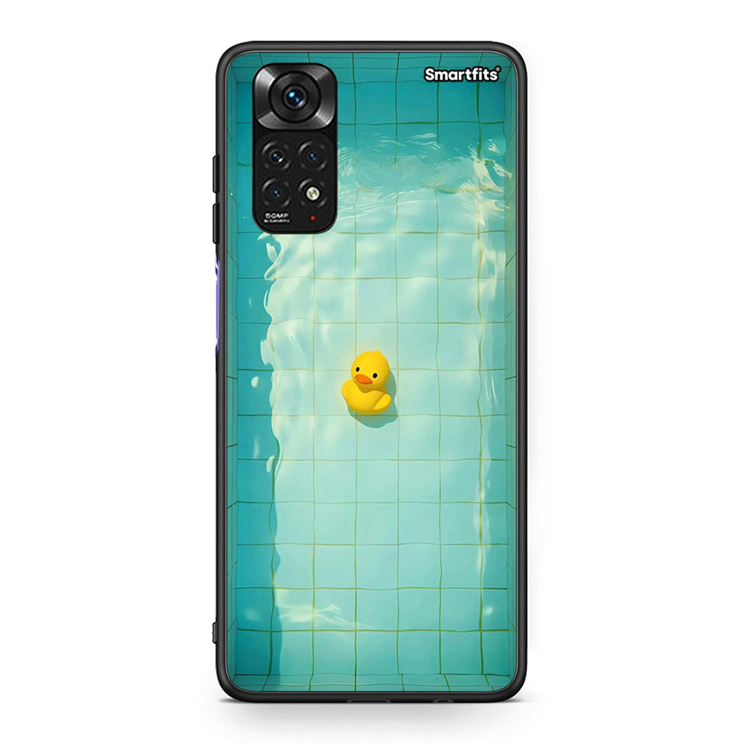 Xiaomi Redmi Note 11 Yellow Duck θήκη από τη Smartfits με σχέδιο στο πίσω μέρος και μαύρο περίβλημα | Smartphone case with colorful back and black bezels by Smartfits