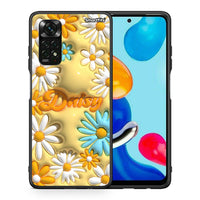 Thumbnail for Θήκη Xiaomi Redmi Note 11 Pro 5G Bubble Daisies από τη Smartfits με σχέδιο στο πίσω μέρος και μαύρο περίβλημα | Xiaomi Redmi Note 11 Pro 5G Bubble Daisies case with colorful back and black bezels