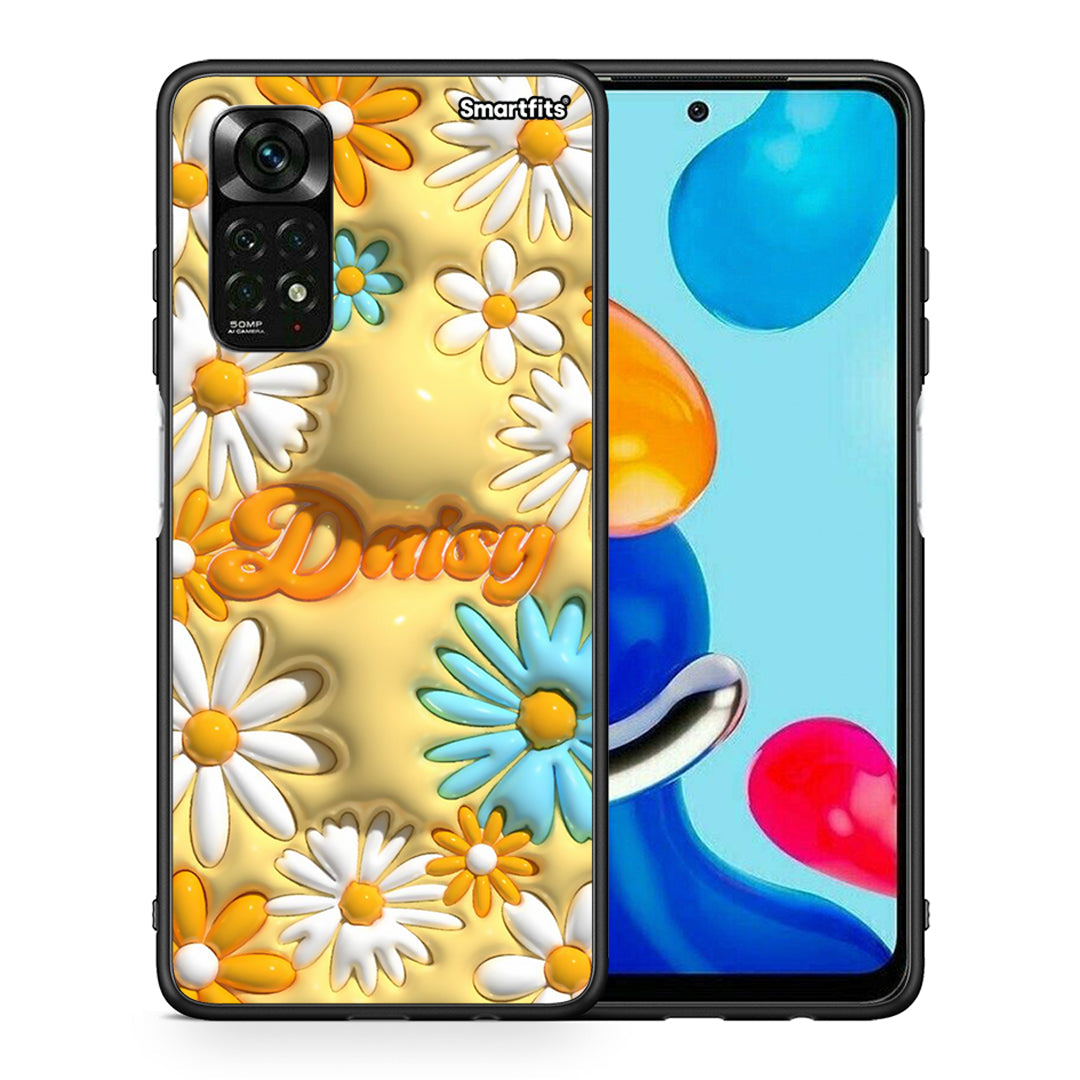 Θήκη Xiaomi Redmi Note 12 Pro 4G Bubble Daisies από τη Smartfits με σχέδιο στο πίσω μέρος και μαύρο περίβλημα | Xiaomi Redmi Note 12 Pro 4G Bubble Daisies case with colorful back and black bezels