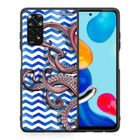 Thumbnail for Θήκη Xiaomi Redmi Note 11 Pro 5G Chevron Devilfish από τη Smartfits με σχέδιο στο πίσω μέρος και μαύρο περίβλημα | Xiaomi Redmi Note 11 Pro 5G Chevron Devilfish case with colorful back and black bezels