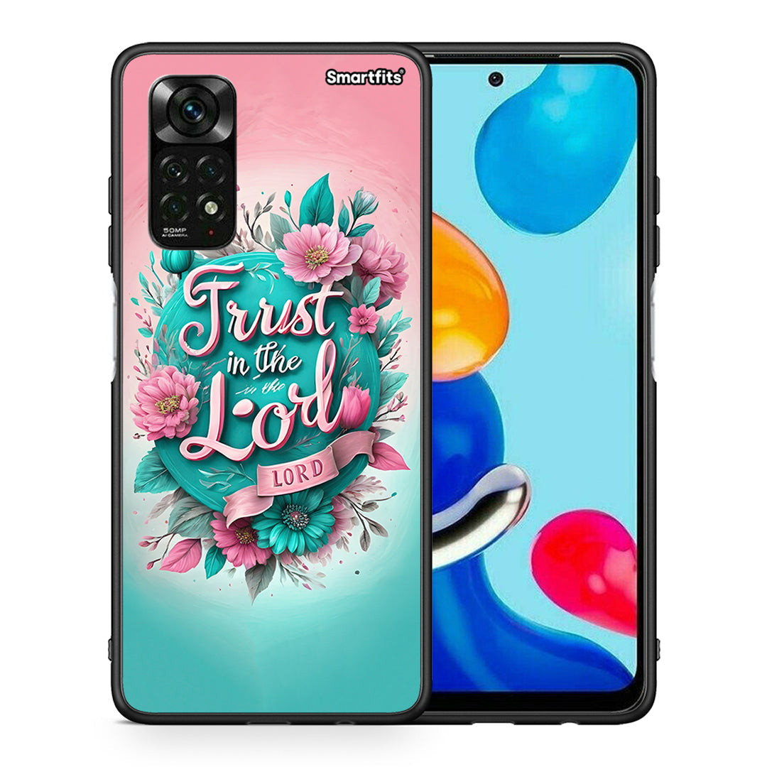 Θήκη Xiaomi Redmi Note 11 Pro 5G Lord Trust από τη Smartfits με σχέδιο στο πίσω μέρος και μαύρο περίβλημα | Xiaomi Redmi Note 11 Pro 5G Lord Trust case with colorful back and black bezels