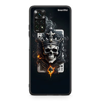 Thumbnail for Xiaomi Redmi Note 11 Pro 5G Skull King Ace θήκη από τη Smartfits με σχέδιο στο πίσω μέρος και μαύρο περίβλημα | Smartphone case with colorful back and black bezels by Smartfits