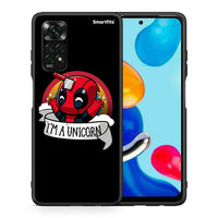 Thumbnail for Θήκη Xiaomi Redmi Note 11 Pro 5G Unicorn Deadpool από τη Smartfits με σχέδιο στο πίσω μέρος και μαύρο περίβλημα | Xiaomi Redmi Note 11 Pro 5G Unicorn Deadpool case with colorful back and black bezels