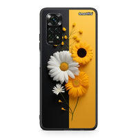 Thumbnail for Xiaomi Redmi Note 11 Pro 5G Yellow Daisies θήκη από τη Smartfits με σχέδιο στο πίσω μέρος και μαύρο περίβλημα | Smartphone case with colorful back and black bezels by Smartfits