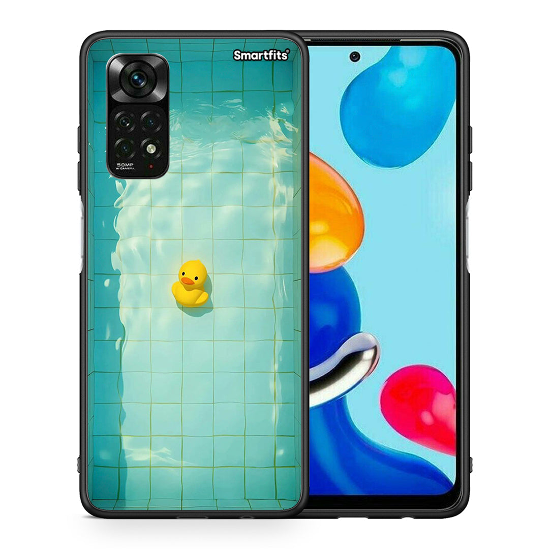 Θήκη Xiaomi Redmi Note 11 Pro 5G Yellow Duck από τη Smartfits με σχέδιο στο πίσω μέρος και μαύρο περίβλημα | Xiaomi Redmi Note 11 Pro 5G Yellow Duck case with colorful back and black bezels