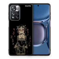 Thumbnail for Θήκη Xiaomi Redmi Note 11 Pro/11 Pro+ Anime Girl από τη Smartfits με σχέδιο στο πίσω μέρος και μαύρο περίβλημα | Xiaomi Redmi Note 11 Pro/11 Pro+ Anime Girl case with colorful back and black bezels