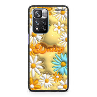 Thumbnail for Xiaomi Redmi Note 11 Pro/11 Pro+ Bubble Daisies θήκη από τη Smartfits με σχέδιο στο πίσω μέρος και μαύρο περίβλημα | Smartphone case with colorful back and black bezels by Smartfits