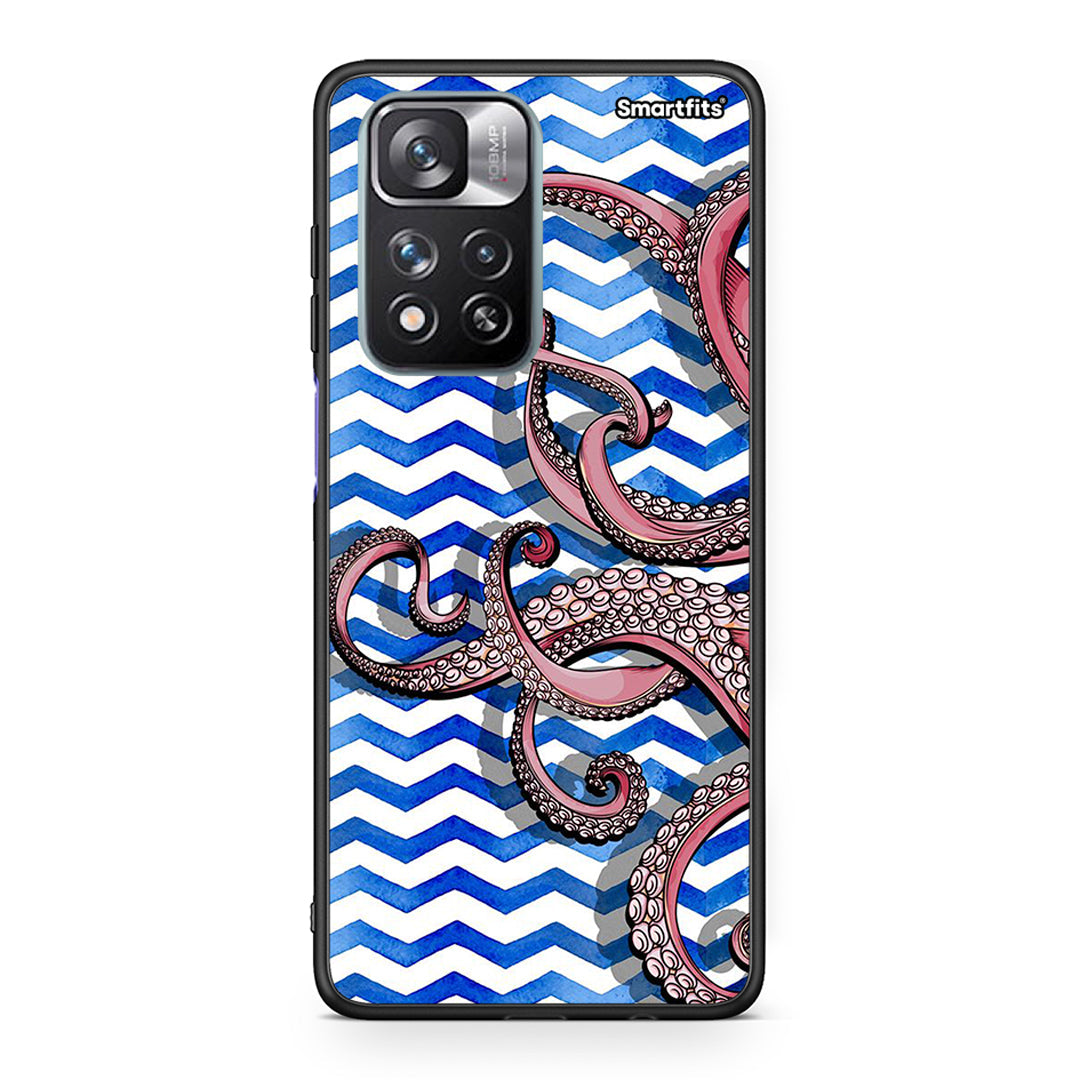 Xiaomi Redmi Note 11 Pro/11 Pro+ Chevron Devilfish θήκη από τη Smartfits με σχέδιο στο πίσω μέρος και μαύρο περίβλημα | Smartphone case with colorful back and black bezels by Smartfits