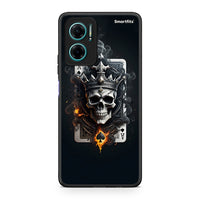 Thumbnail for Xiaomi Redmi Note 11E Skull King Ace θήκη από τη Smartfits με σχέδιο στο πίσω μέρος και μαύρο περίβλημα | Smartphone case with colorful back and black bezels by Smartfits