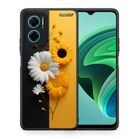 Thumbnail for Θήκη Xiaomi Redmi Note 11E Yellow Daisies από τη Smartfits με σχέδιο στο πίσω μέρος και μαύρο περίβλημα | Xiaomi Redmi Note 11E Yellow Daisies case with colorful back and black bezels